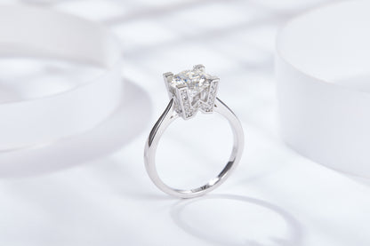 [TW] [NEW ARRIVAL][#Link 05] 2 Carat W&H S925 Sterling Silver Moissanite Ring
